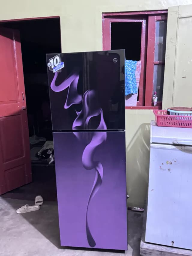 Pel fridge glass door