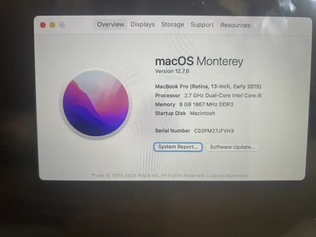 Macbook Pro 2015