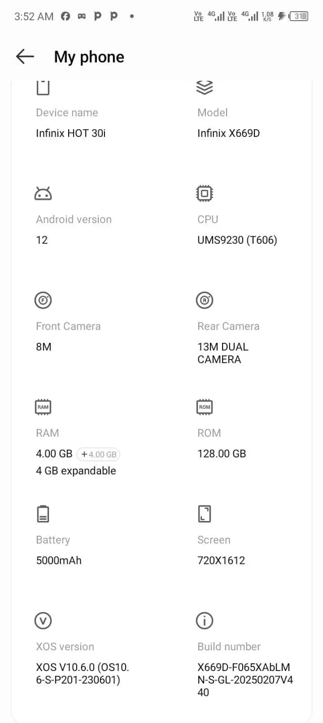 Infinix Hot 30i