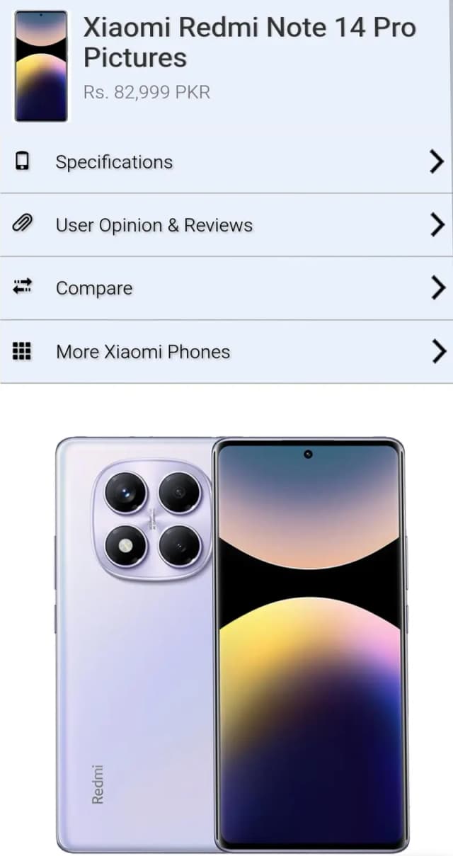 Xiaomi Redmi Note 14 Pro