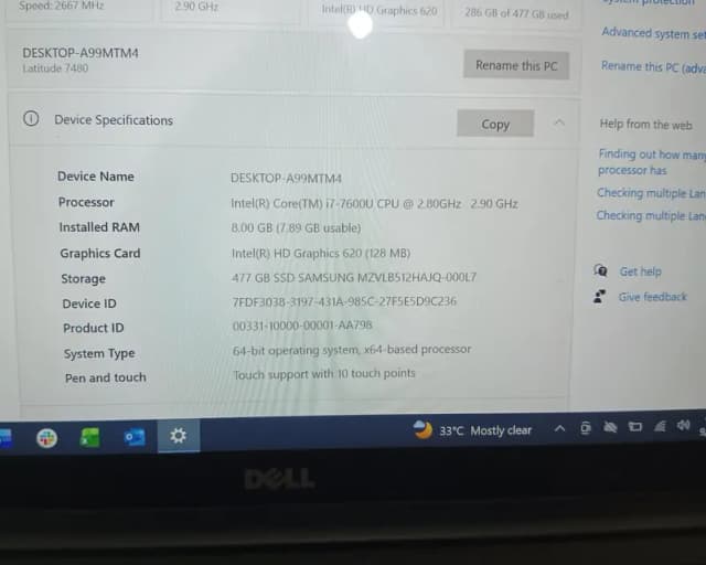 Dell Laptop touch screen for urgent sell
