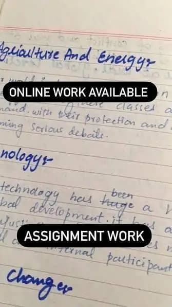 assignment work