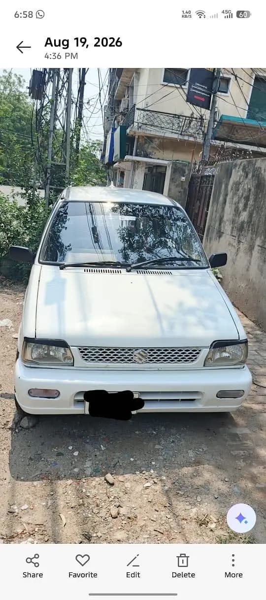Suzuki Mehran VXR 1998