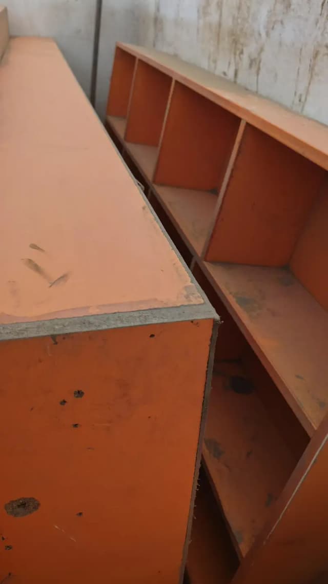 5 shelves racks or 3counter
