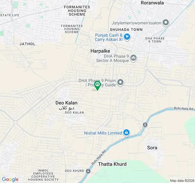 Prime 1 Kanal Residential Plot for Sale D Block (400 Series), DHA Phase 9 Prism