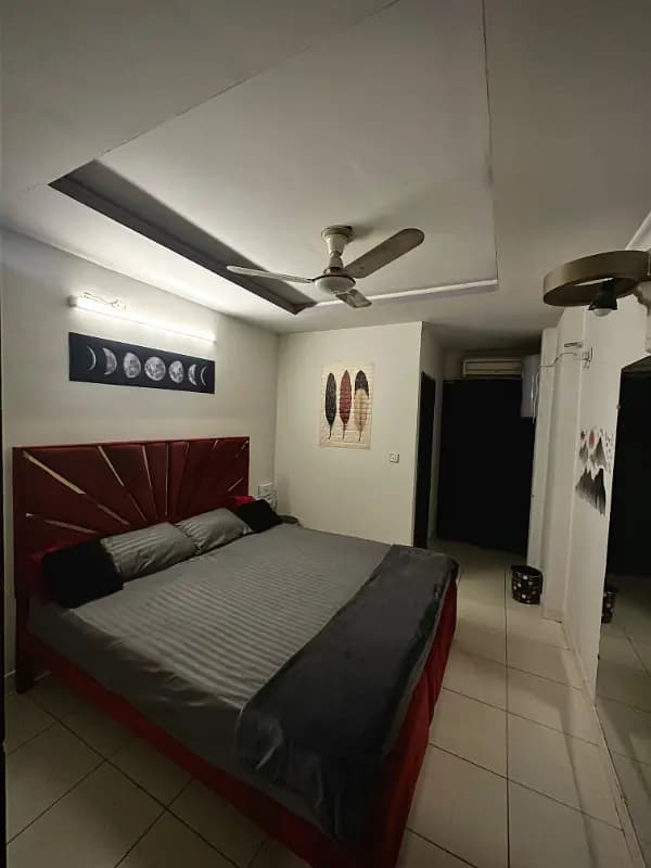 One bedroom fully furnished available for rent location E-11 2 Islamabad