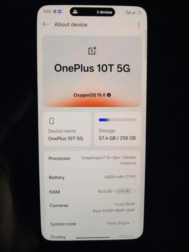 One plus 10t