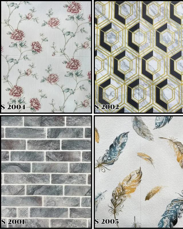 3d wallpaper-PVC wall paper- Fabric sheet-Flexible marble sheet