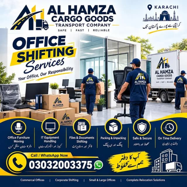 Office Shifting, House Shifting, Cargo Services, , Packing Services