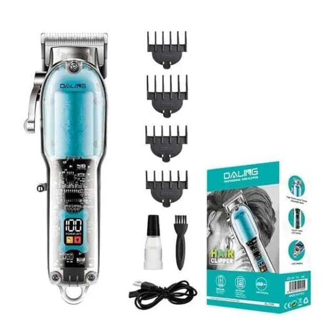 New full Transparent Visible Body Hair Cutting Machine Cordless Shaver