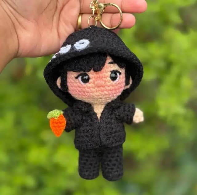 crochet Jungkook doll