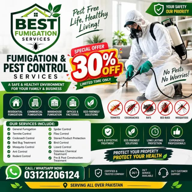 Fumigation Service | Pest Control | Termite Spray | Demak Control