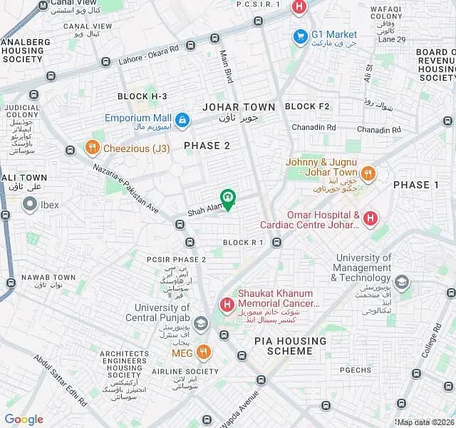 Residential Plot In Johar Town Phase 2 - Block R For Sale