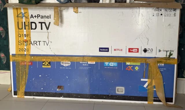 75-Inch Smart LED TV for Sale | Panel Broken | Repair or Parts**
