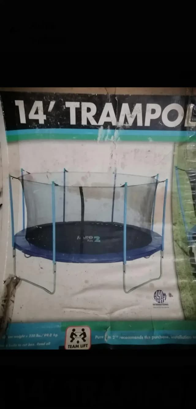 Trampoline jumping bad Round Trampoline kids toy with safety net