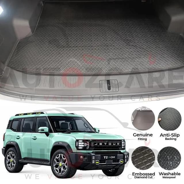 Jetour T2 China Rexine Custom-Size Trunk Mat - Model 2026