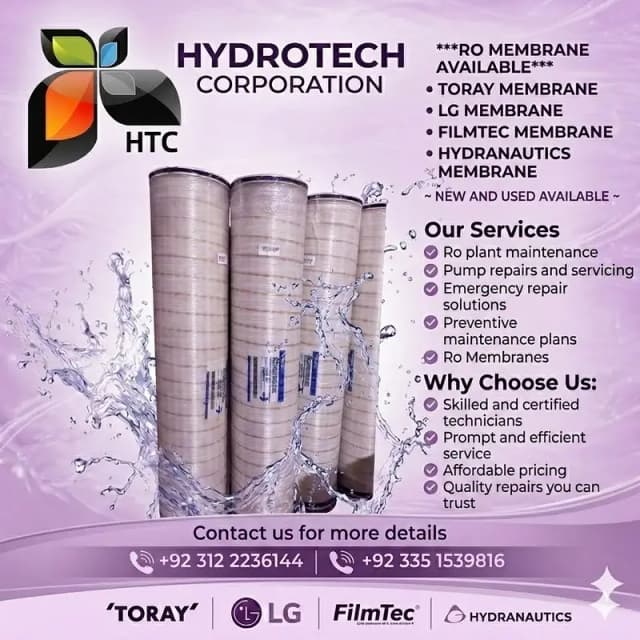 RO PLANT BRACKISH WATER MEMBRANE / DESALINATION SEAWATER MEMBRANE