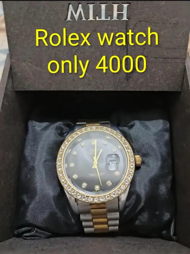 Rolex. Benchain. & Rado branded watch