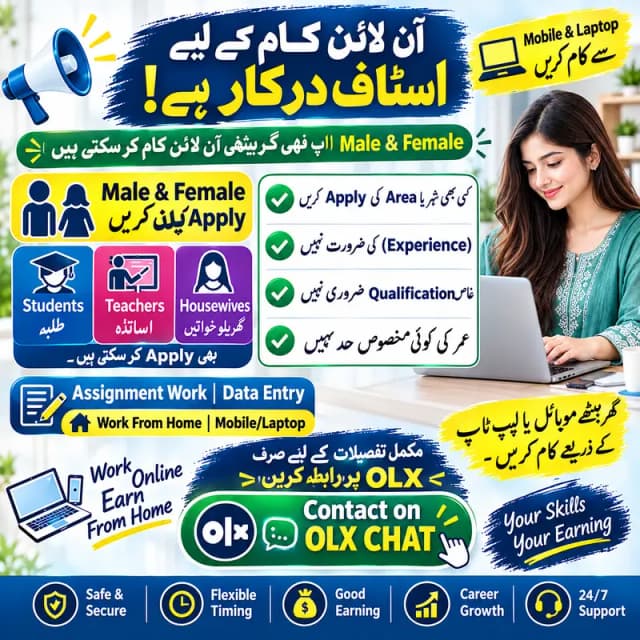 Typing job/ Data Entry Job/ Assignment Writing / Online Job /Part Time