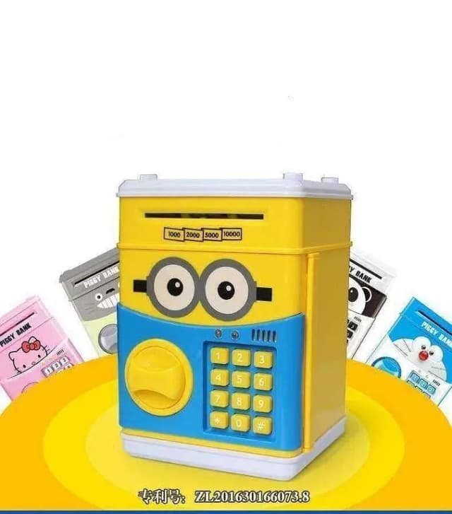 T  Minion Design Safety Box For Kids - Yellow