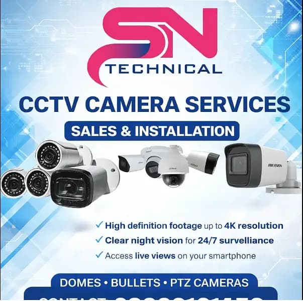 CCTV camera Product Accessories & Installation Service Dahua HD WiFi