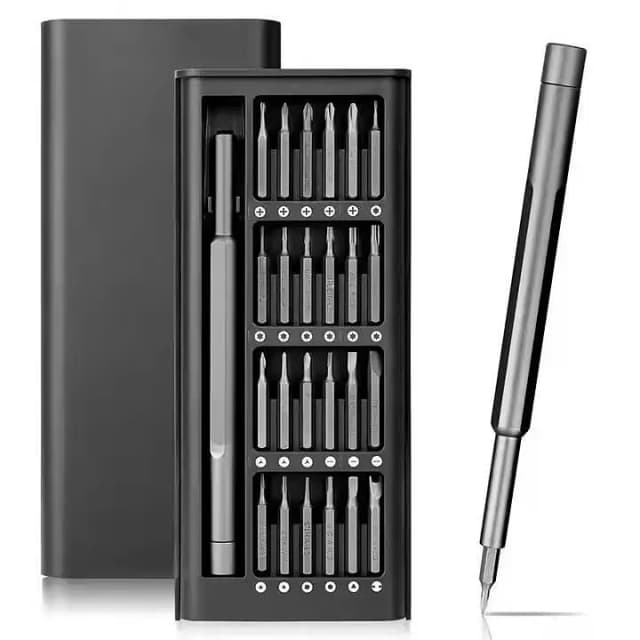 24 in 1 Precision Screwdriver Set, Multifunction Driver Bit Set, Pocket Screwdriver Tool Set, Mini Screwdriver Kit, Repair Tool Kit for Electronics, Tablet, Cellphone