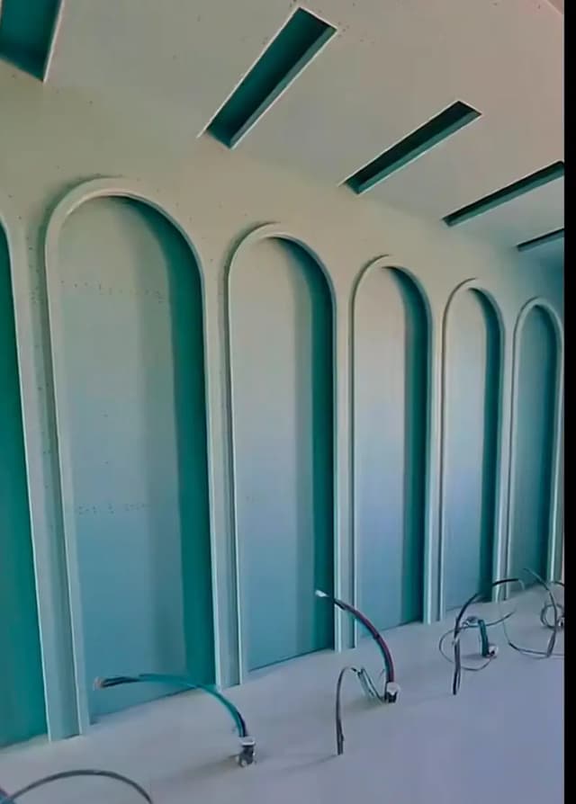 cement partition/gypsum board partition/gypsum ceiling/glass partition