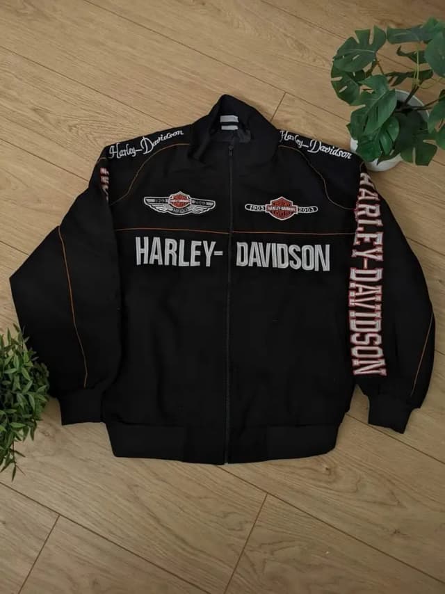 Harley-Davidson Black Embroidered Jacket