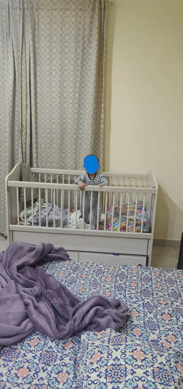 Imported Wooden Baby Cot