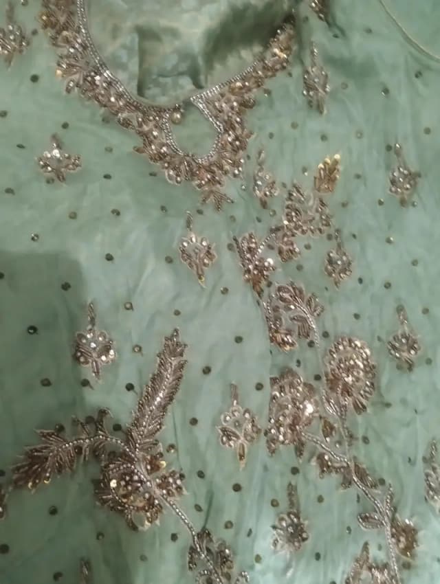 fancy dress kameez dupata