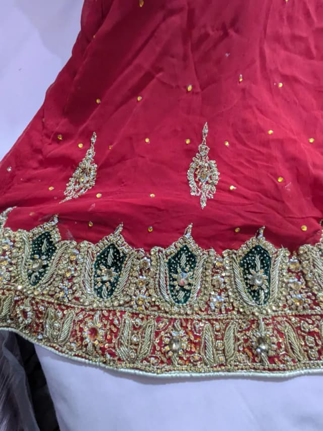 Beautiful Red Bridal/Wedding Lehenga for sale