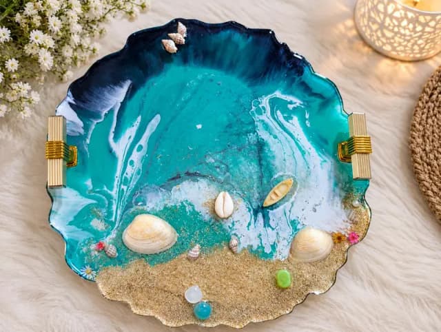 Resin Sea Tray New available for sale
