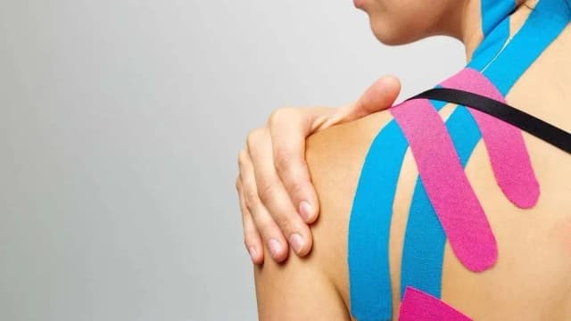 T  Kinesiology Tape - Kinesio Sports Cotton Elastic Adhesive Tape Muscle Pain Relief - Multicolor