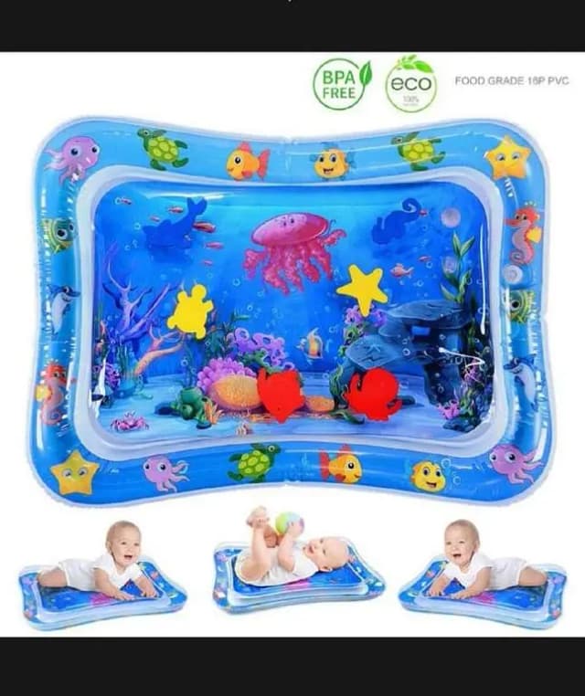 T  Water Play Mat For Infants And Toddlers BABY INFLATABLE WATER MAT, KIDS ACTIVITY TOY Best Toy + COD