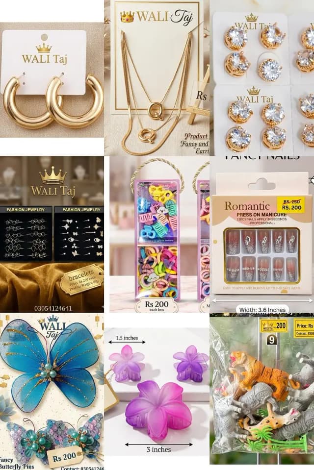 Jewellery / Earrings / Stud Earrings/ Hoops Earrings /Ladies Jewellry