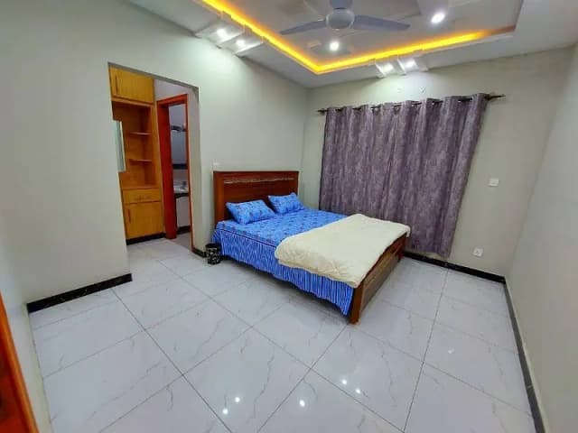 Rawalpindi Bahria Town Phase 8 7 Marla Marla Beautiful Furnished Upper Portion Available For Rent