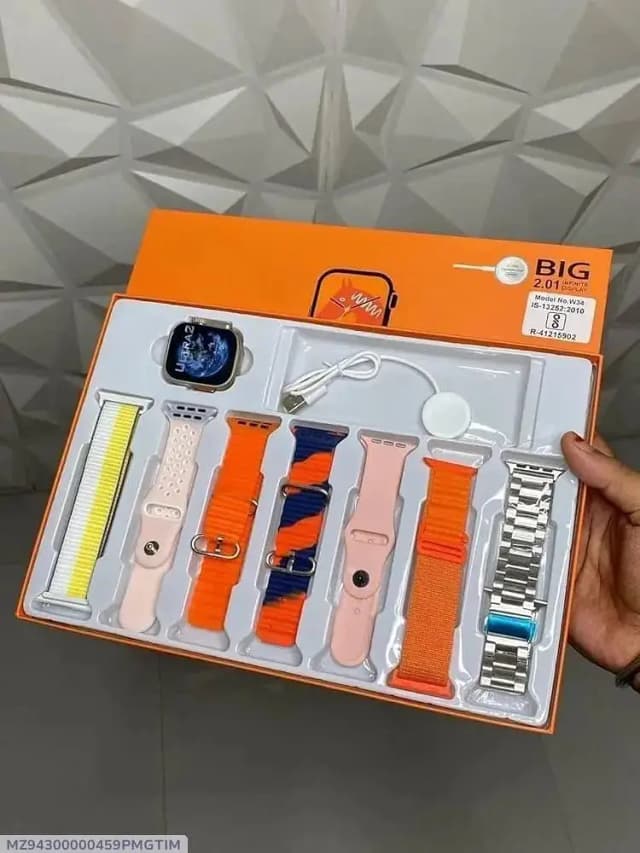 Smart watch ultra with 7 straps