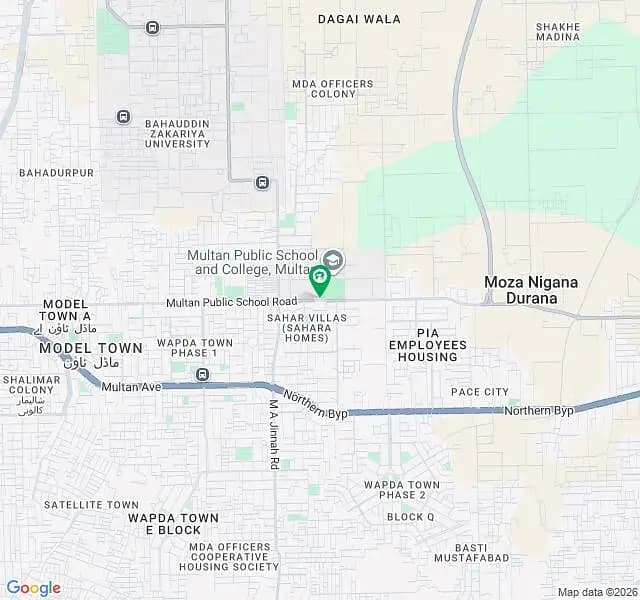 Ready To Buy A Residential Plot 6 Marla In Multan Public School Road