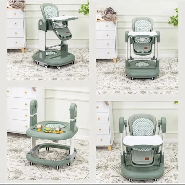 Brand New Kidilo 3 in 1 Baby High chair Swing and Walker