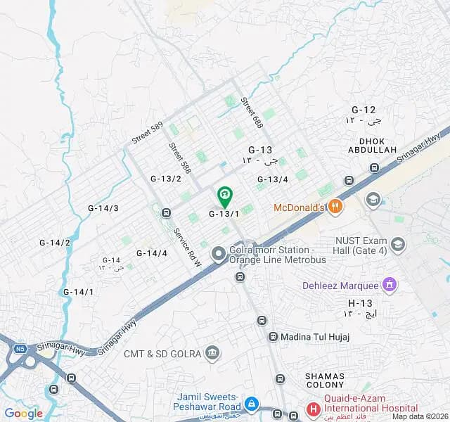 4marla 2beds neat and clean house ground ortion for rent in G 13 1 islamabad