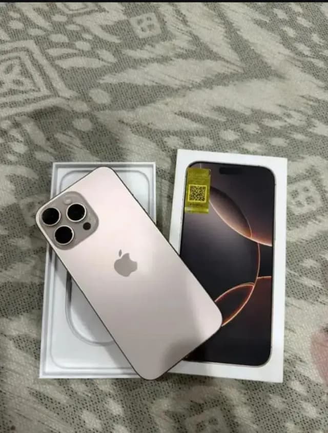 Apple iPhone 16 Pro Max official Pta afroved 512 GB memory water pack