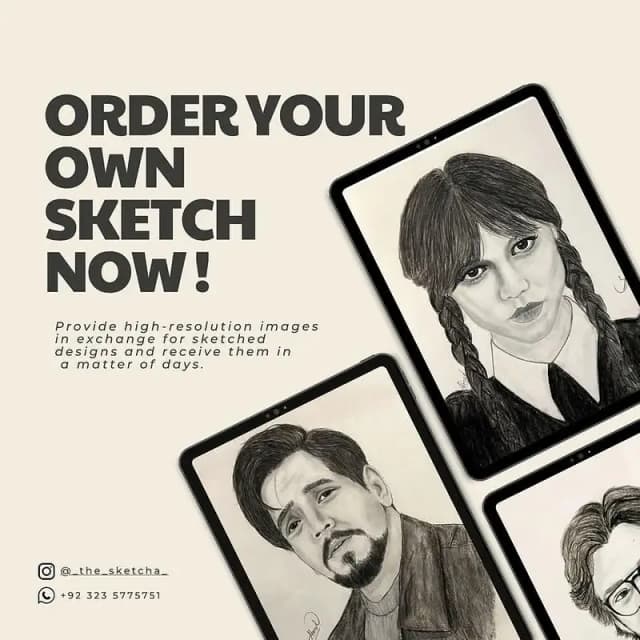 Sketch | Customized Handmade Pencil Sketch
