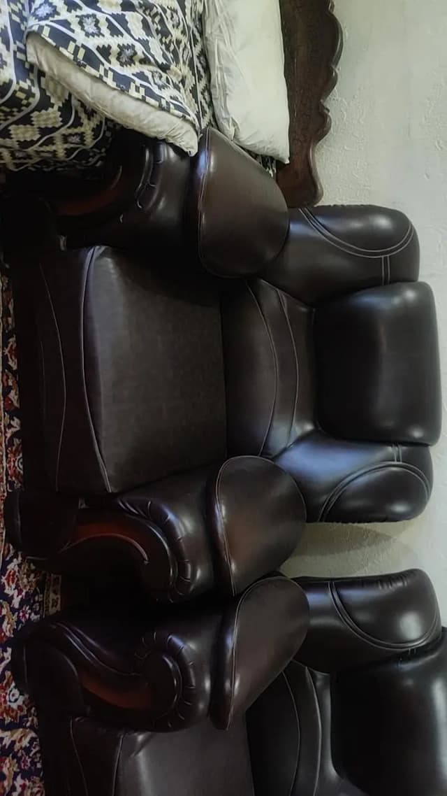 pure leather sofa