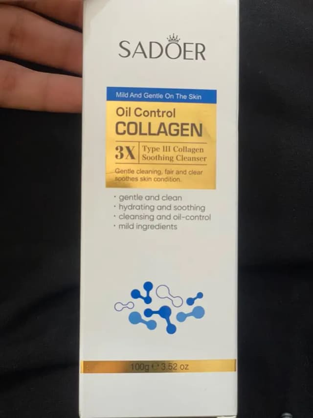 Oil Control Collagen Face Wash - Gentle & Hydrating - SADOER 100g