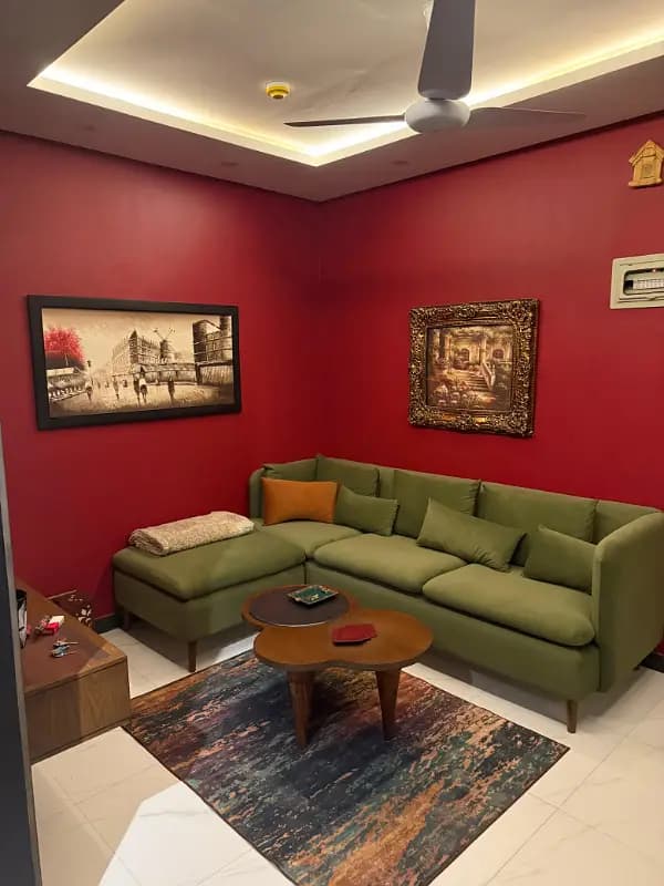 Per day 1bed ROM full furnished apartments safe and scour 100%coupe allow