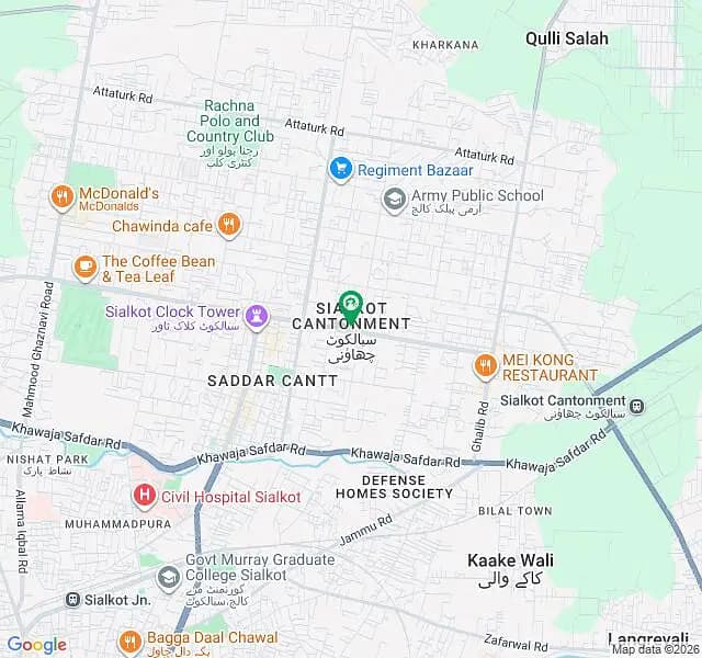 15 Marla Hal Ground Floor available For Rent Sadar Bazar Main Cantt Sialkot
