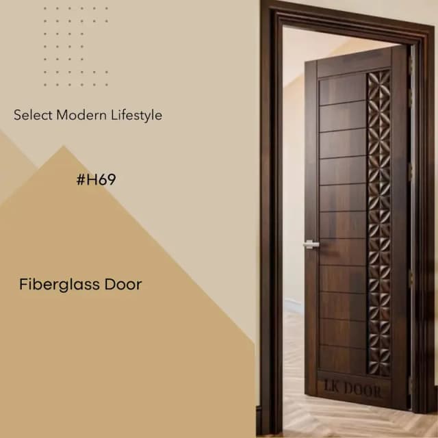 Fiber glass entry door-fiber doors-Fiber single door-Fiber panel door