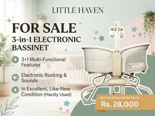 baby swing | kids swing | 3-in-1 Electronic Bassinet | For Sale