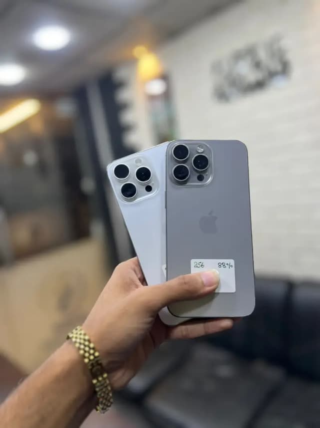 IPhone 15 pro max 256 gb pta approved Physical eSIM 88% battery health
