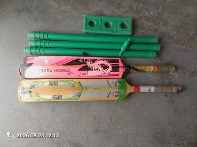 Bat,ball, wicket